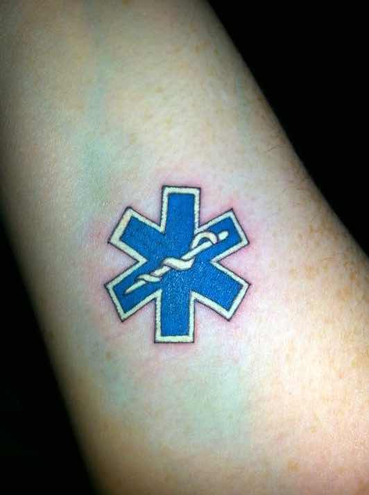 60 Star Of Life Tattoo Designs For Men  EMS EMT and Paramedic  Tattoo  designs men Tattoo designs Life tattoos